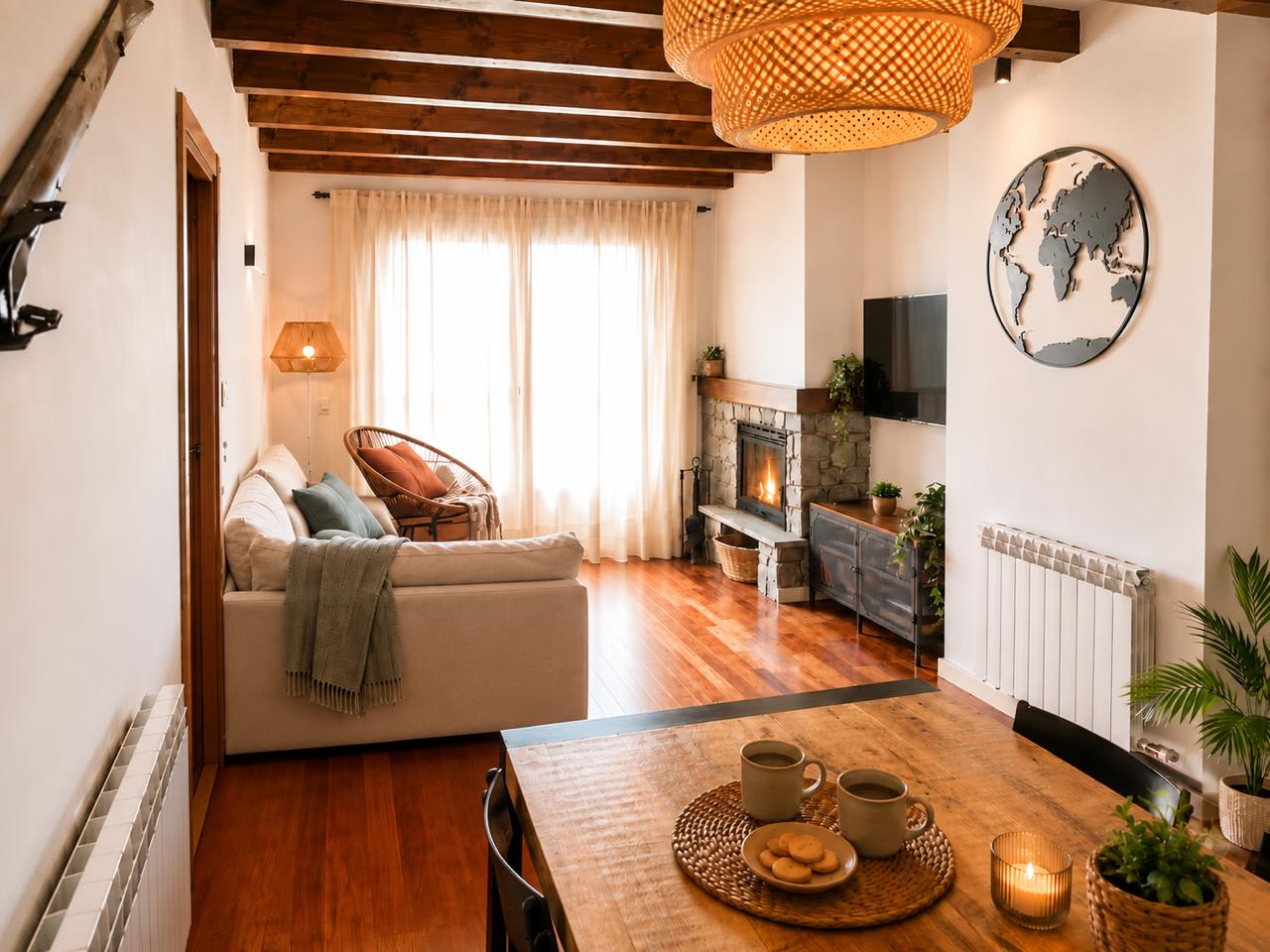Imatge de  Apartament encantador i cèntric amb llar de foc